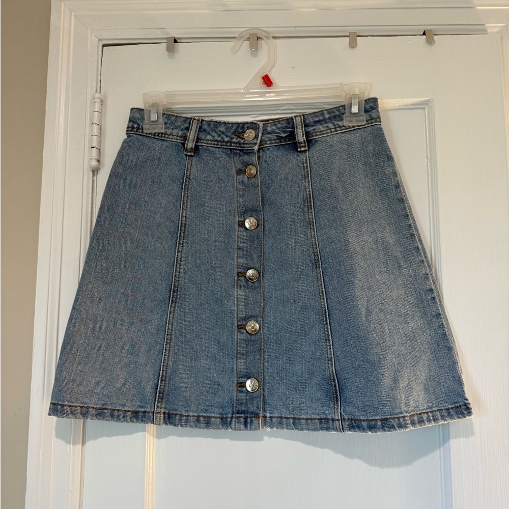 Blue Denim Jean Skirt